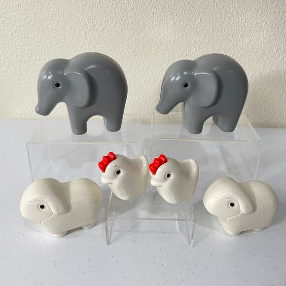 Vintage Little Tikes Noahs Ark Toddle Tots Toy Elephant Lamb Chicken Replacement - Picture 4 of 6